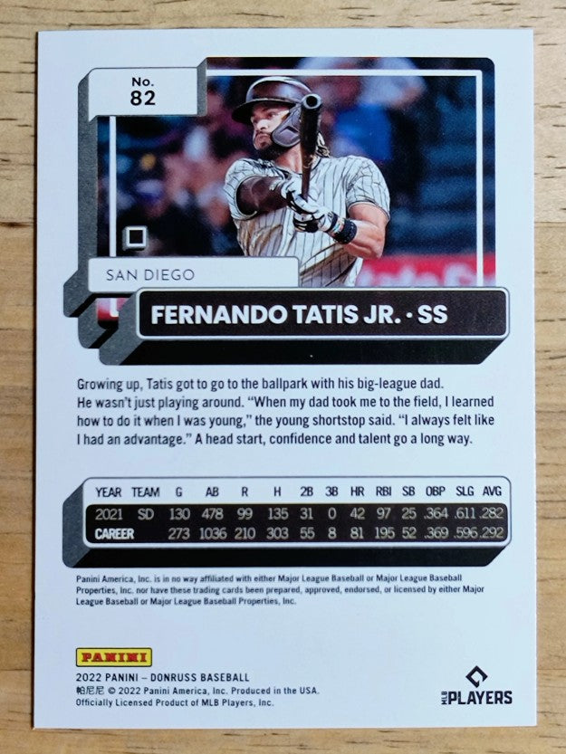 2022 Donruss #82 Fernando Tatis Jr.
