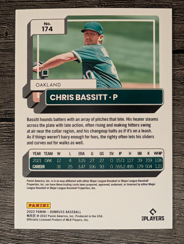2022 Donruss #174 Chris Bassitt