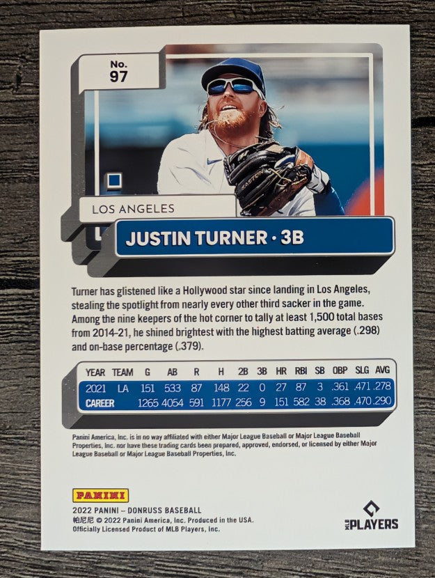 2022 Donruss #97 Justin Turner