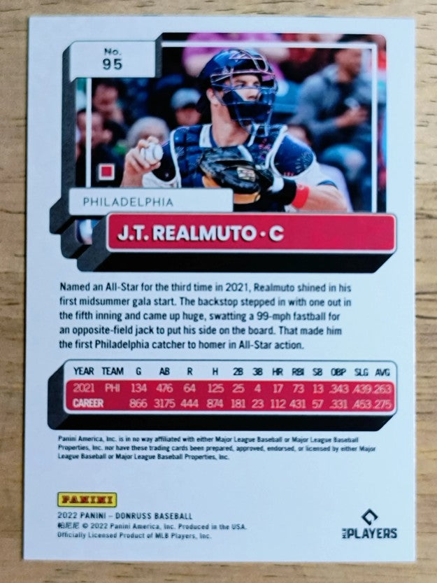 2022 Donruss #95 J.T. Realmuto