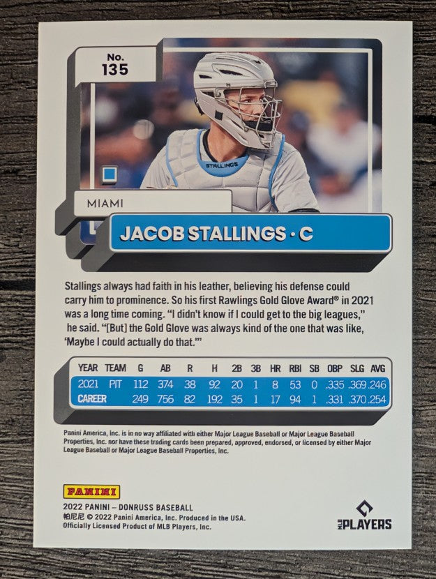 2022 Donruss #135 Jacob Stallings
