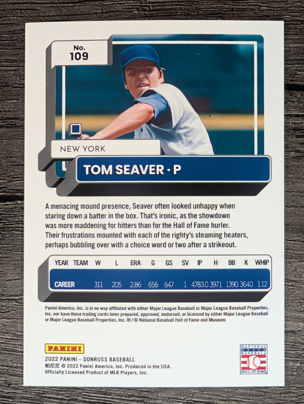 2022 Donruss #109 Tom Seaver