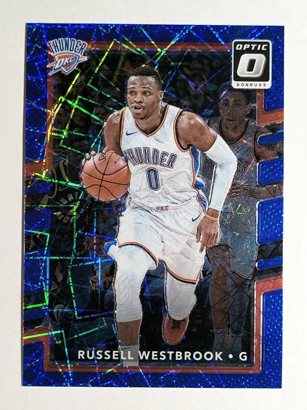 2017-18 Donruss Optic Blue Velocity #101 Russell Westbrook