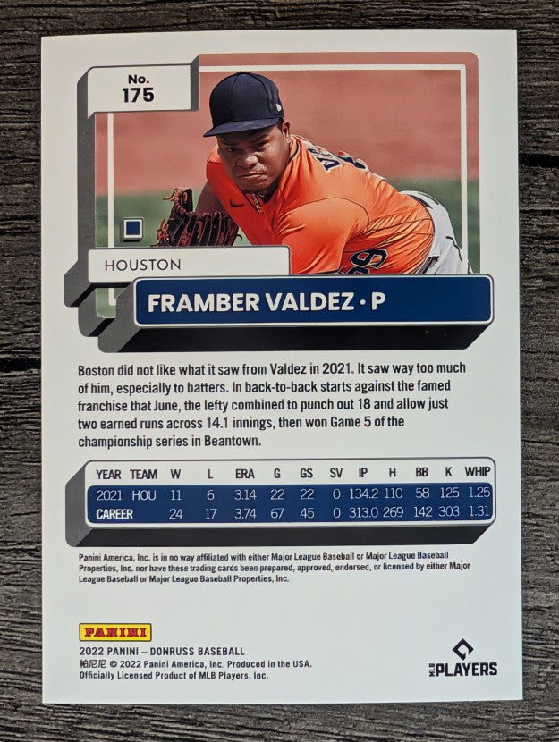 2022 Donruss #175 Framber Valdez