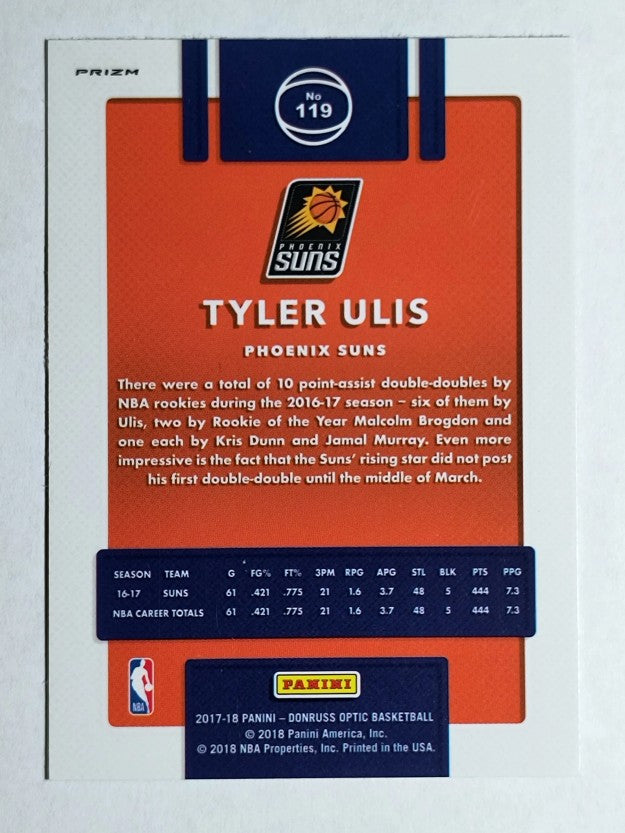 2017-18 Donruss Optic Blue Velocity #119 Tyler Ulis