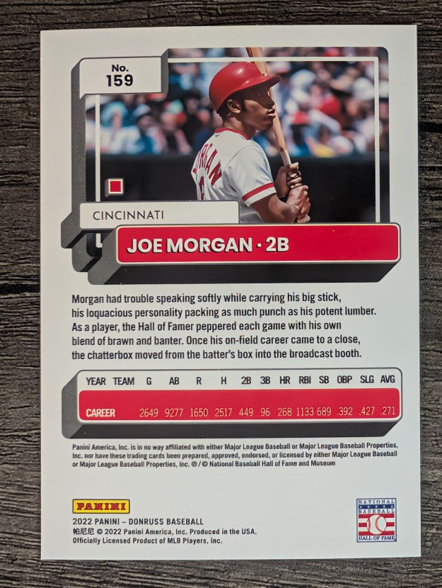 2022 Donruss #159 Joe Morgan
