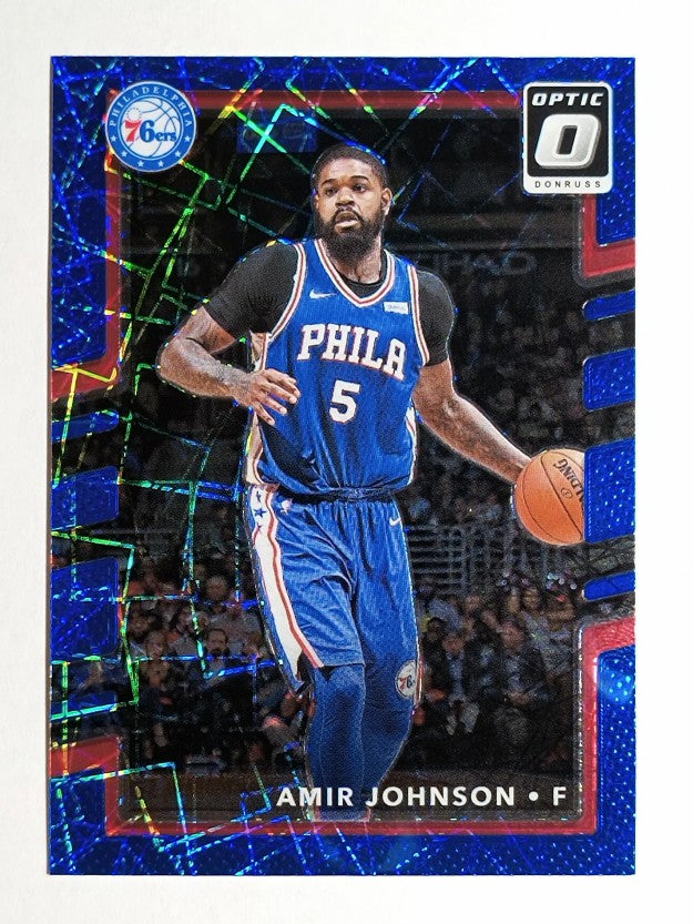 2017-18 Donruss Optic Blue Velocity #115 Amir Johnson