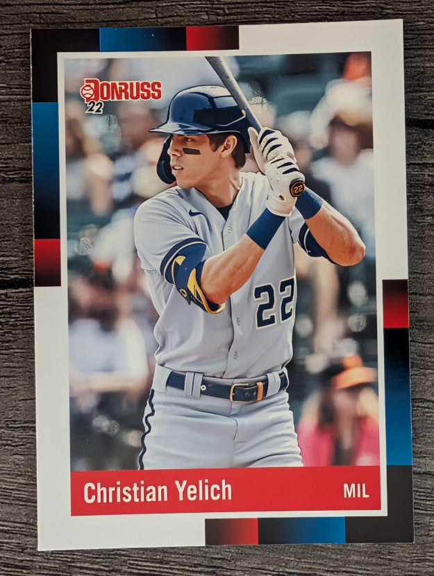 2022 Donruss #266 Christian Yelich RETRO