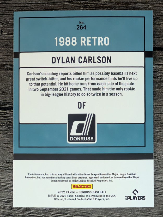 2022 Donruss #264 Dylan Carlson RETRO