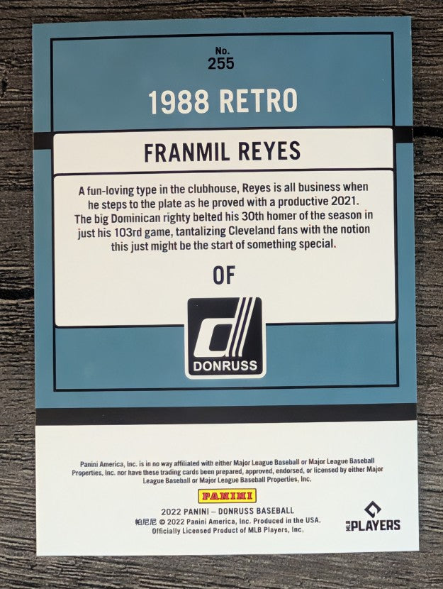 2022 Donruss #255 Franmil Reyes RETRO