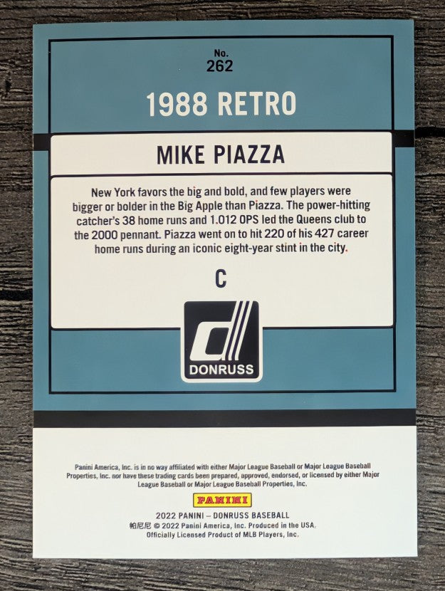 2022 Donruss #262 Mike Piazza RETRO