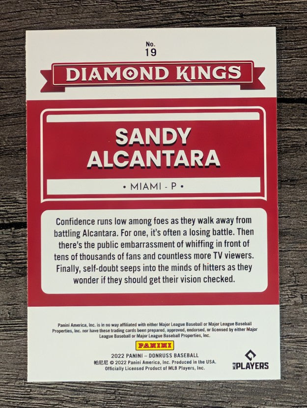 2022 Donruss #19 Sandy Alcantara DK
