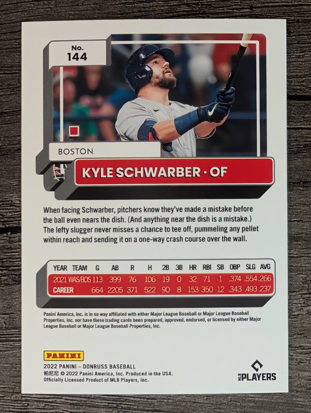2022 Donruss #144 Kyle Schwarber