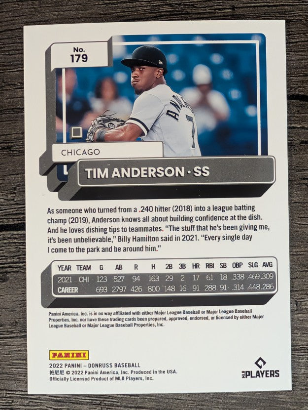 2022 Donruss #179 Tim Anderson