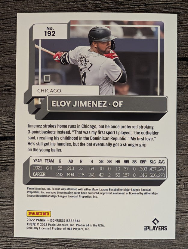 2022 Donruss #192 Eloy Jimenez