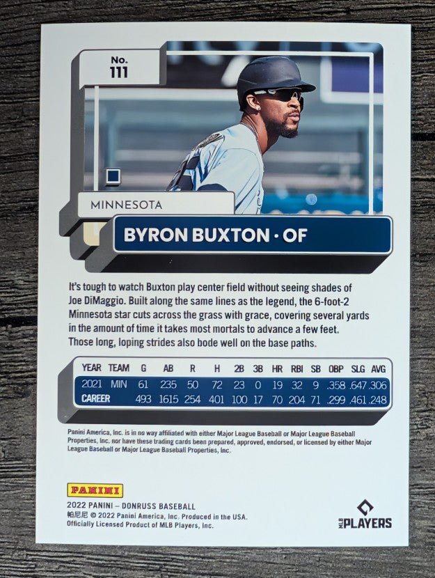 2022 Donruss #111 Byron Buxton