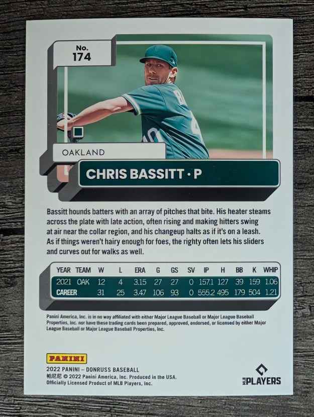 2022 Donruss #174 Chris Bassitt