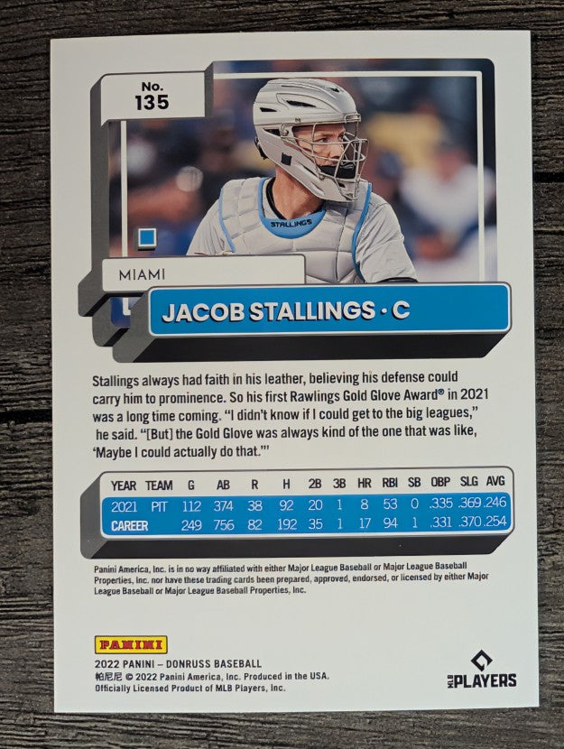 2022 Donruss #135 Jacob Stallings