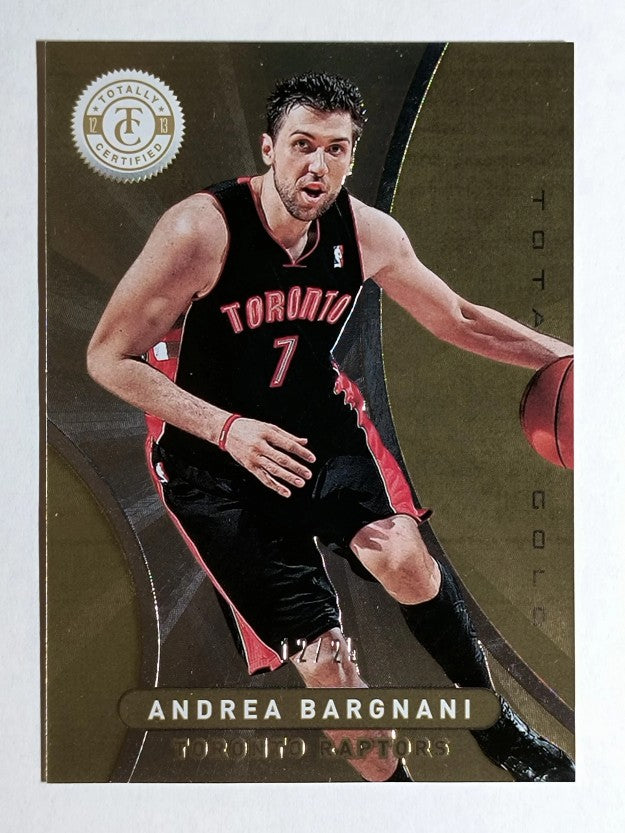 2012-13 Totally Certified Gold #212 Andrea Bargnani