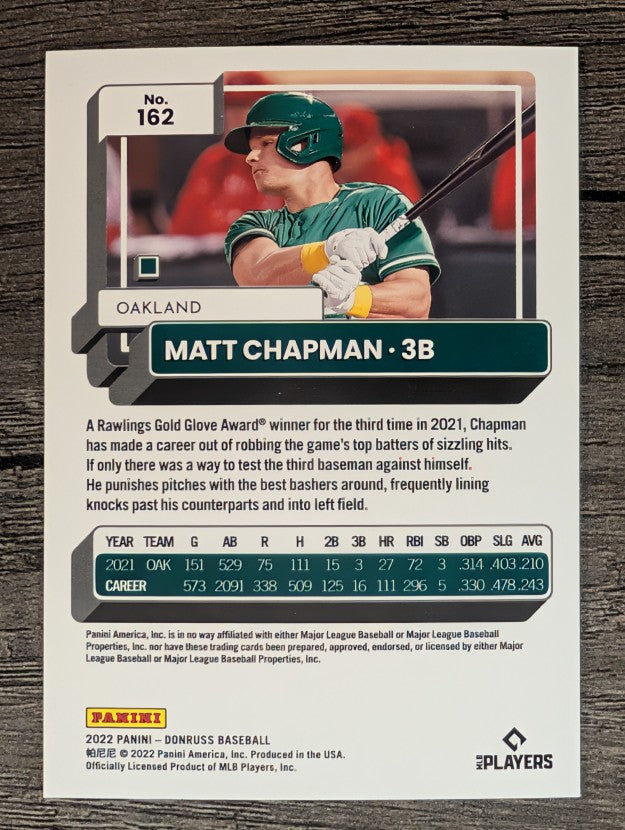 2022 Donruss #162 Matt Chapman