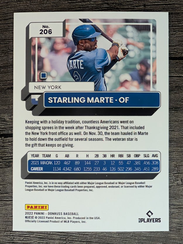 2022 Donruss #206 Starling Marte