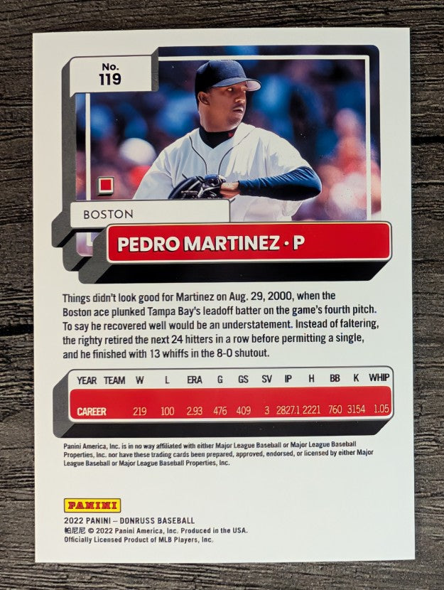 2022 Donruss #119 Pedro Martinez