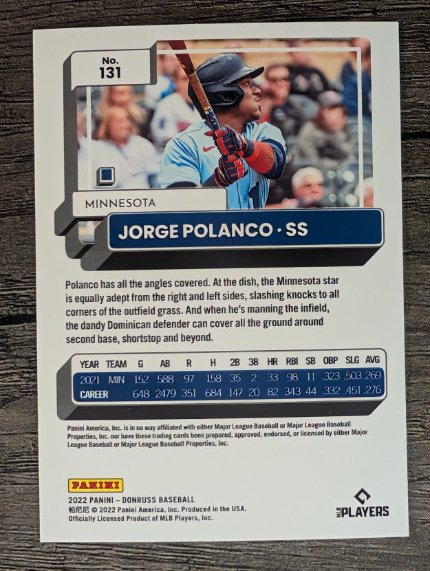 2022 Donruss #131 Jorge Polanco