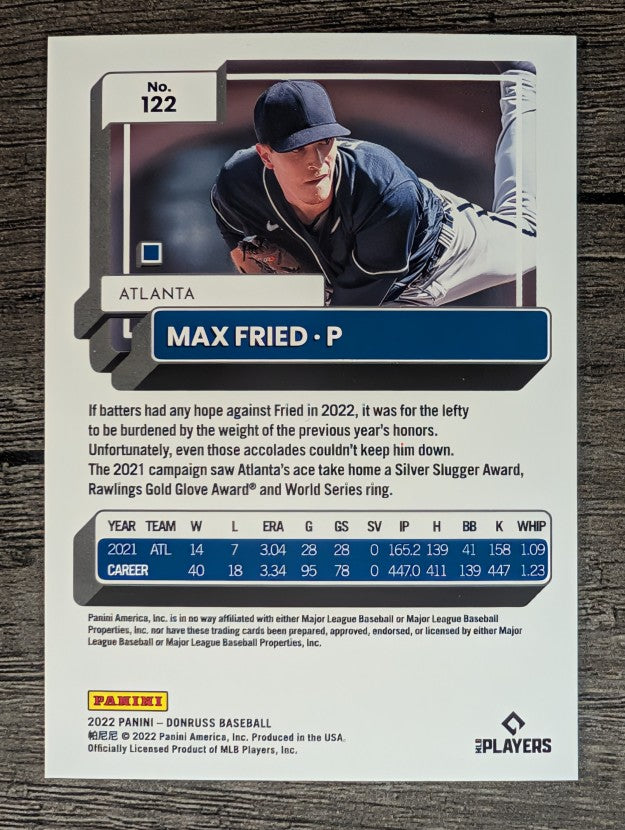 2022 Donruss #122 Max Fried