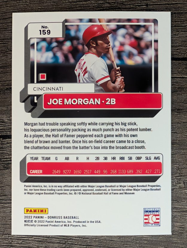 2022 Donruss #159 Joe Morgan