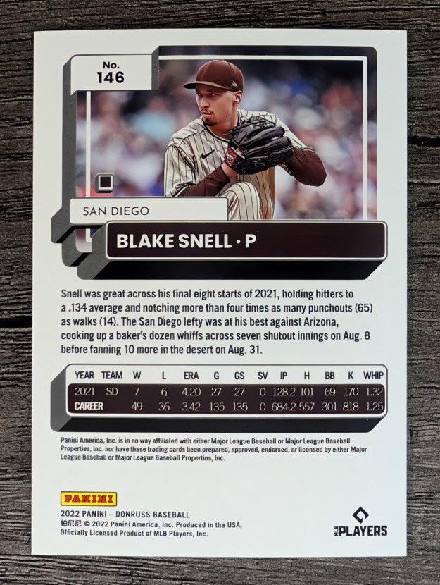 2022 Donruss #146 Blake Snell
