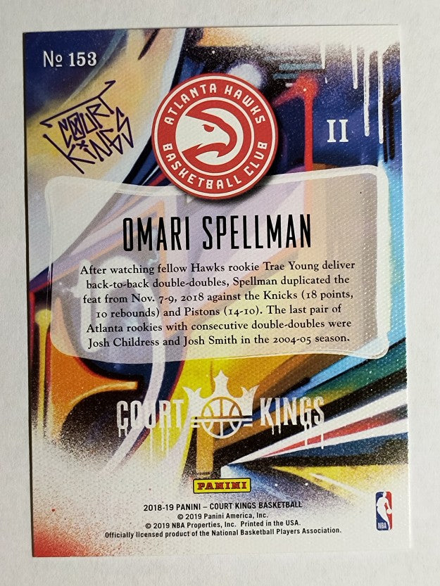 2018-19 Court Kings #153 Omari Spellman