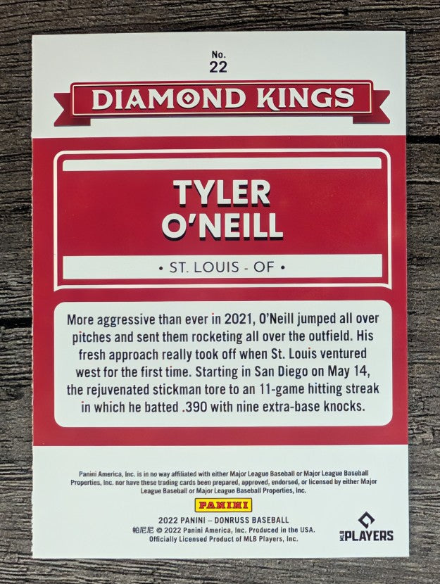 2022 Donruss #22 Tyler O'Neill DK
