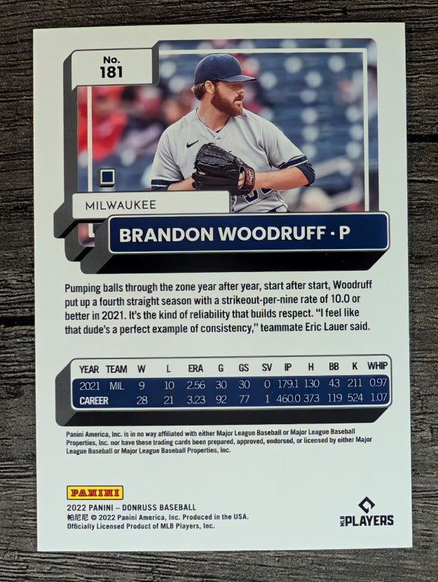 2022 Donruss #181 Brandon Woodruff