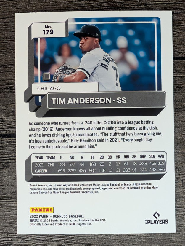 2022 Donruss #179 Tim Anderson