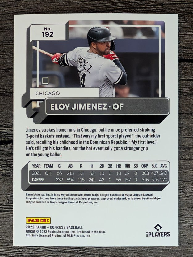 2022 Donruss #192 Eloy Jimenez