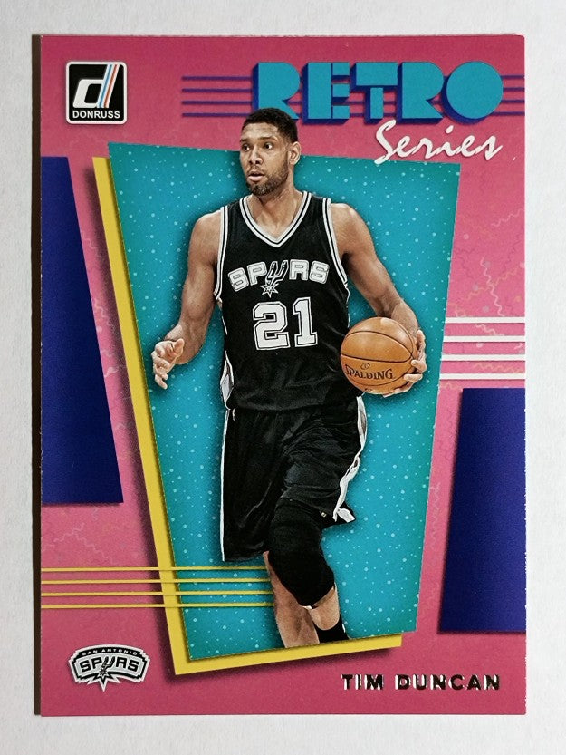 2019-20 Donruss Retro Series #6 Tim Duncan