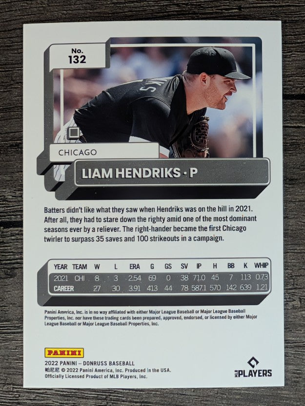 2022 Donruss #132 Liam Hendriks