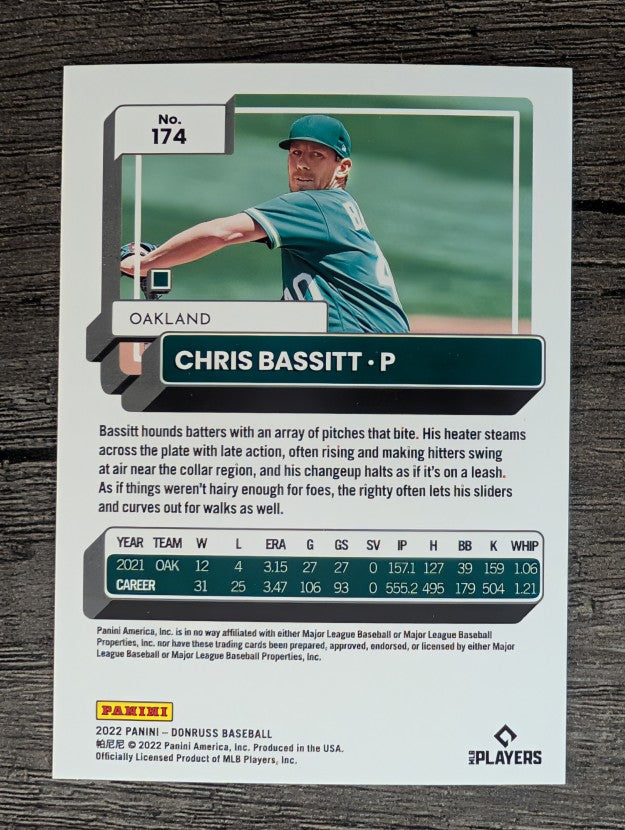 2022 Donruss #174 Chris Bassitt
