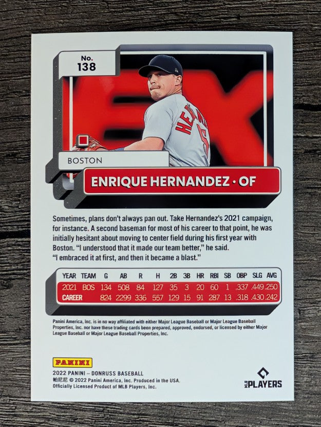 2022 Donruss #138 Enrique Hernandez