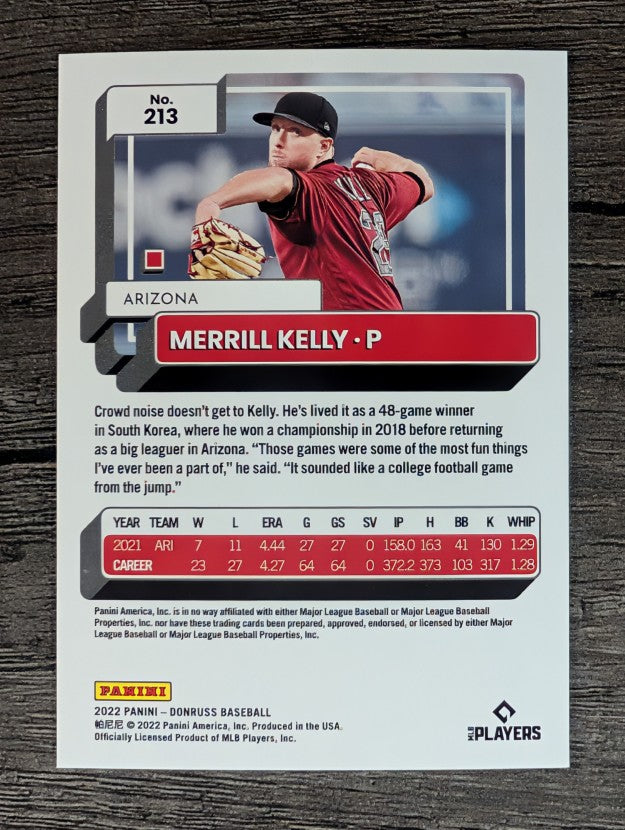 2022 Donruss #213 Merrill Kelly
