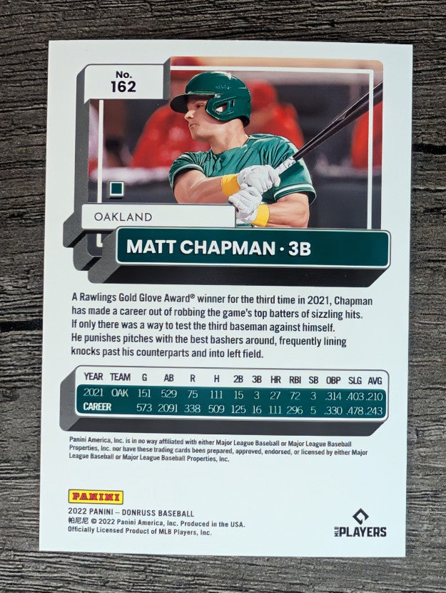 2022 Donruss #162 Matt Chapman