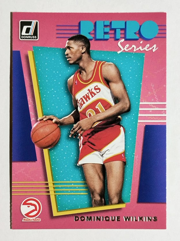 2019-20 Donruss Retro Series #1 Dominique Wilkins