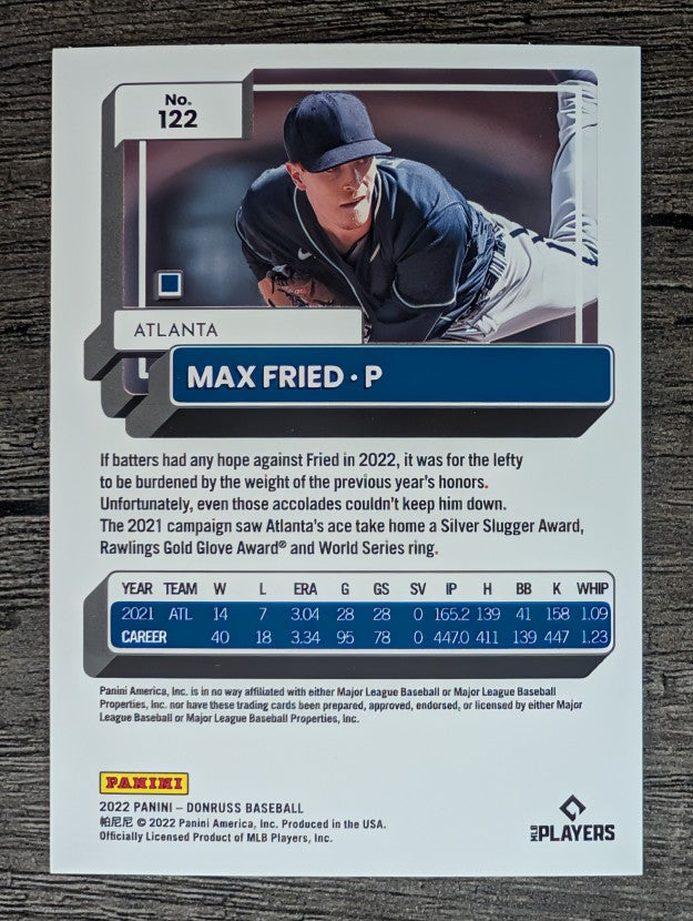 2022 Donruss #122 Max Fried