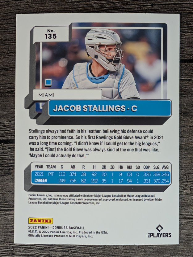 2022 Donruss #135 Jacob Stallings