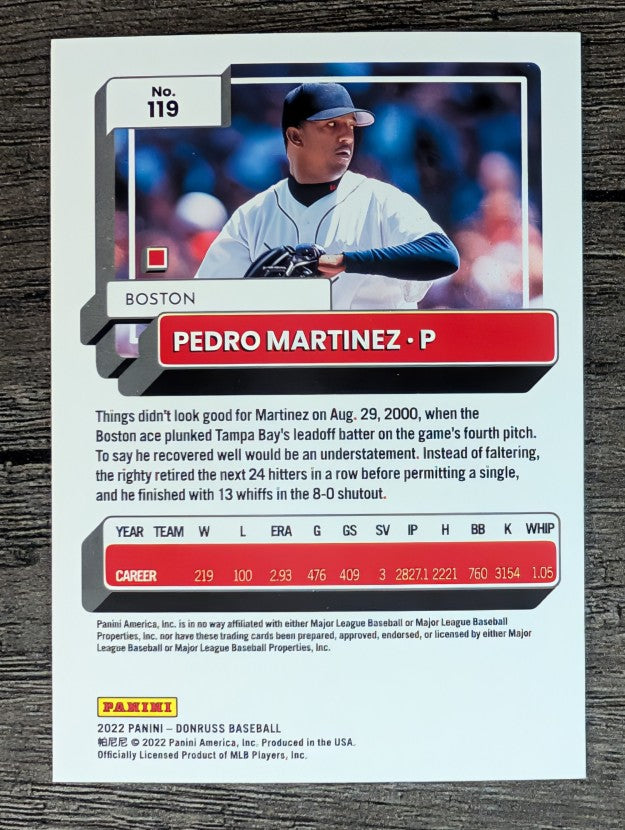 2022 Donruss #119 Pedro Martinez