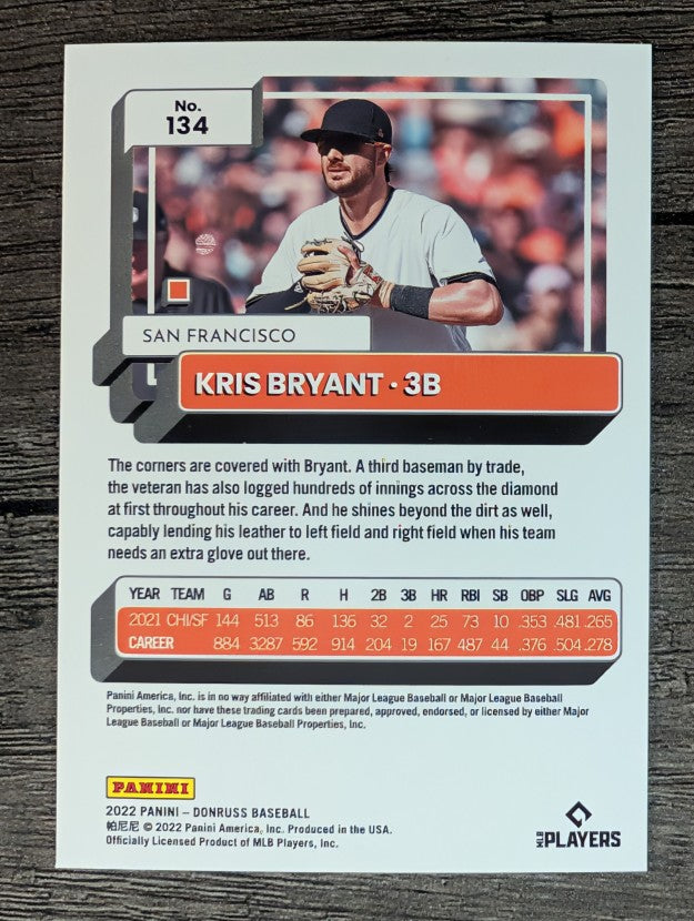 2022 Donruss #134 Kris Bryant