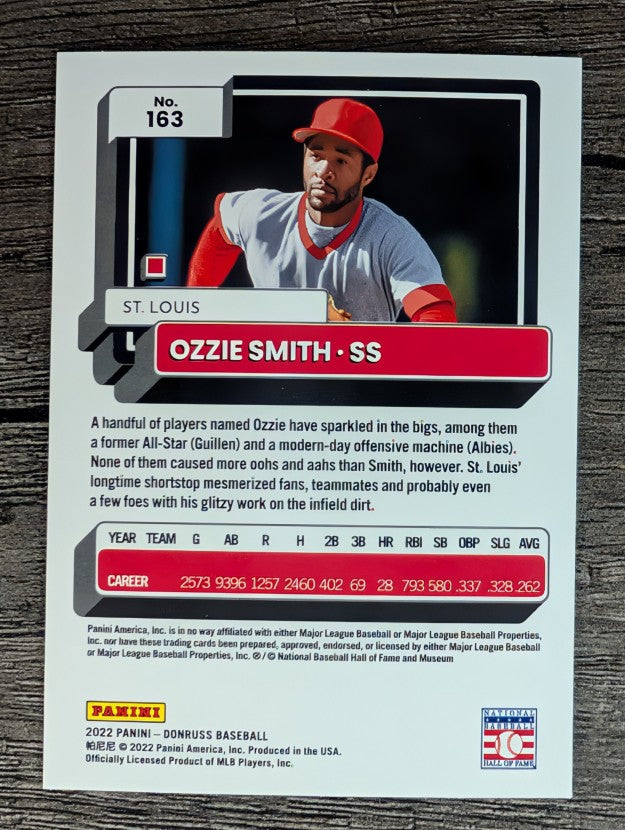 2022 Donruss #163 Ozzie Smith
