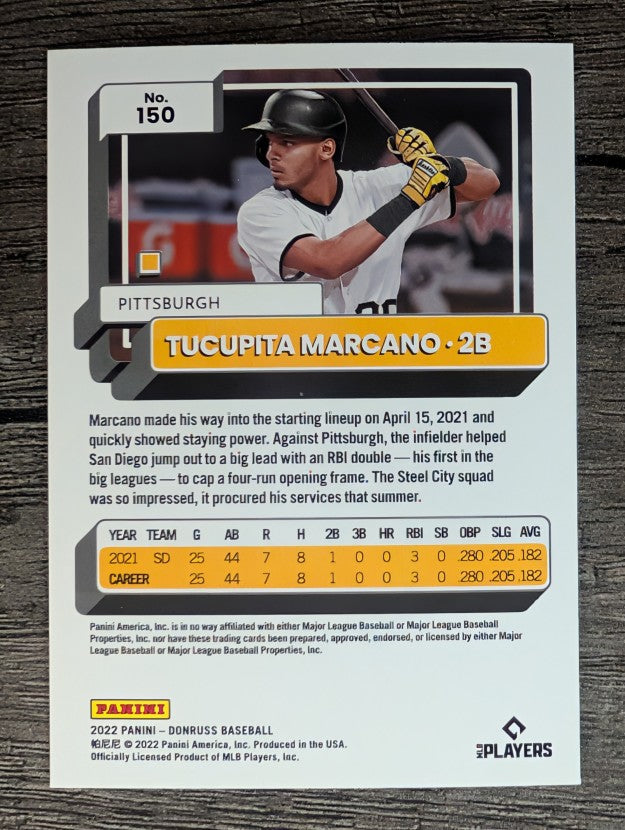 2022 Donruss #150 Tucupita Marcano