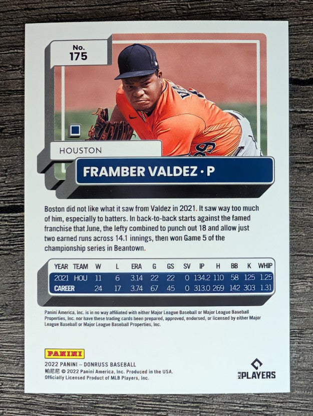 2022 Donruss #175 Framber Valdez