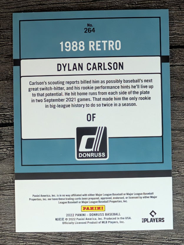 2022 Donruss #264 Dylan Carlson RETRO